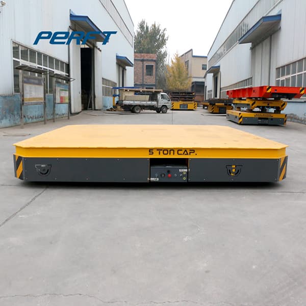 trackless transfer cart with urethane wheels 400t